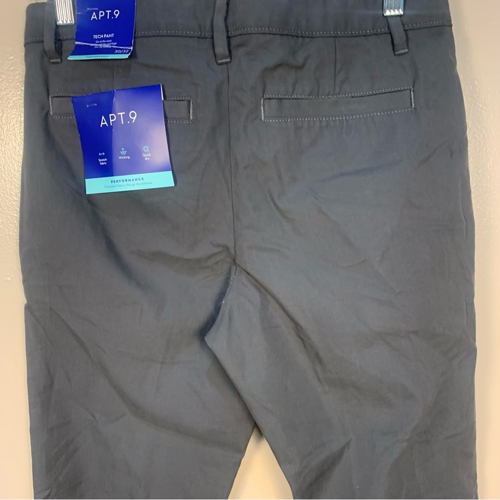 APT.9 Tech Pants Performance Slim Stretch Pants - Picture 5 of 12